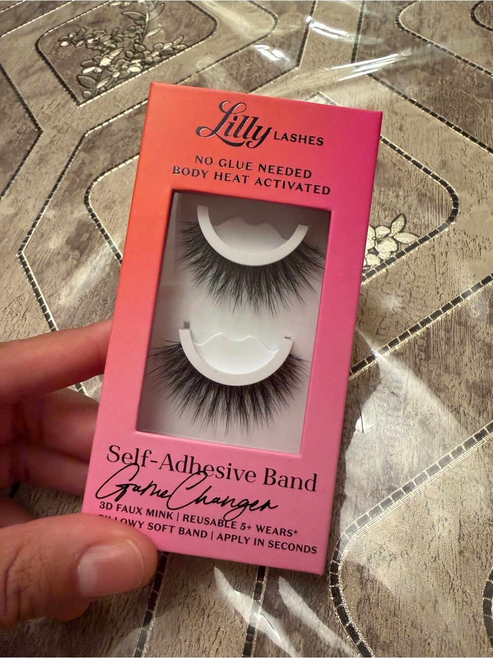 Lilly Lashes Dream Angel Self-Adhesive Faux Mink Lashes NWT